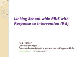 Northwest Positive Behavior Interventions and Supports
