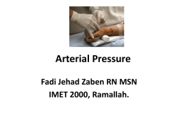 Arterial Pressure - IMET2000-PAL, International Medical