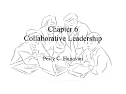 Chapter 6 Collaborative Leadership