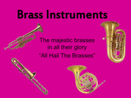 Brass Instruments - Bellefonte Area School District