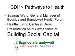 CDHN Pathways to Health
