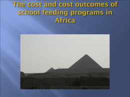 The cost and cost outcomes of school feeding programs in