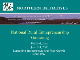 National Rural Entrepreneurship Gathering