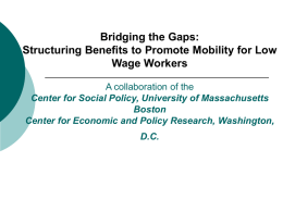 Bridging the Gaps: Structuring Benefits to Promote