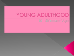 YOUNG ADULTHOOD