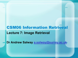 CSM06 Information Retrieval - Computing