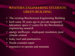 Western Engineering Students’ Activity Building