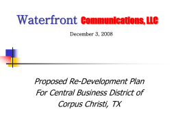 Waterfront Communications, LLC presents