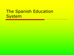 The Spanish Education System - INTEF