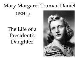 Mary Margaret Truman Daniel