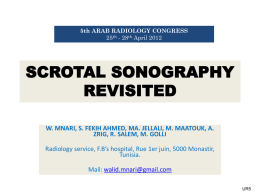 SCROTAL SONOGRAPHY REVISITED