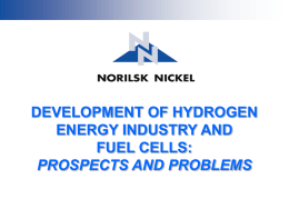 Development of hydrogen energy industry and fuel cells