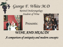 George F. White M.D - Scioto County Medical Society
