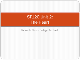 ST120 Unit 2: The Heart