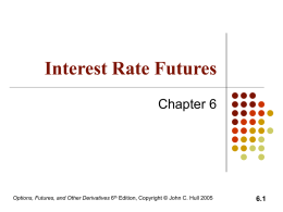 Interest Rate Futures - University of Belgrade
