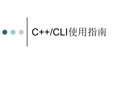 C++/CLI使用指南