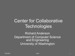 Center for Collaborative Technologies