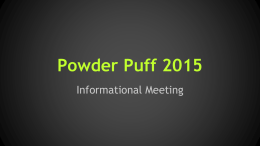 Powder Puff 2015 - Clear Creek Independent School District
