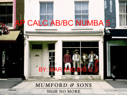 AP CALC AB/BC NUMBA 5