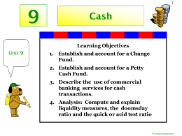 Petty Cash fund - Accounting with colors