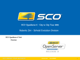 SCOoffice Server 4.1 reseller presentation