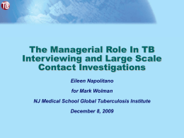 Managerial Role In The TB Interviewing Process