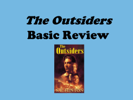 The Outsiders Review - Clayton Middle School