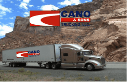 Ventajas Competitivas - Cano and Sons Trucking, LLC
