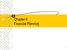Financial Planning - Indian Creek Middle School