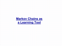 Markov Chains - Tutorial #5