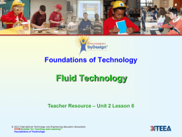 Foundations of Technology Fluid Technology