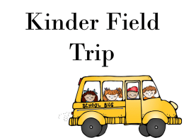 Kinder Field Trip - Cebu International School
