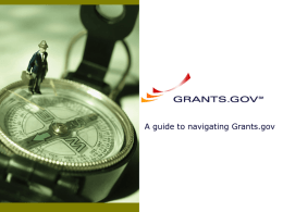 Grants.gov Steps - University of South Florida
