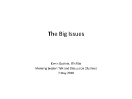 The Big Issue” - Strategic Content Alliance blog
