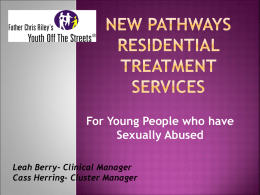New Pathways Residential Treatment Services