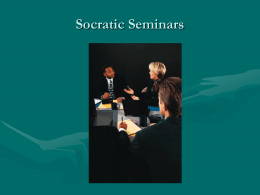 Socratic Seminars: A Beginners Guide