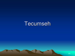 Tecumseh - Lou Wangberg