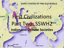 First Civilizations Part Two: SSWH2