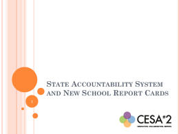 CESA #2 Report Card Presentation slides