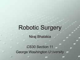 Robotic Surgery - Steve Delahunty