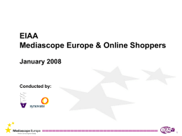 EIAA Mediascope Europe Study