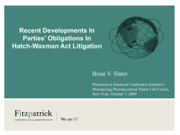 View Attachment (PDF) - Fitzpatrick, Cella, Harper & Scinto
