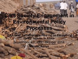 ECRP Advocacy Quarterly And Planning Meeting
