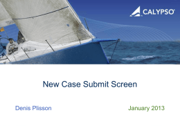 Presentation Name - Calypso Technology