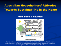 Drivers and barriers to sustainability in residential and