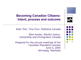 Becoming Canadian Citizens: Two data sources, one concept