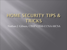 Home Security Tips & Tricks