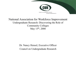 National Association for Workforce Improvement