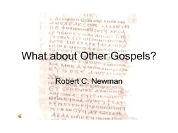 What about Other Gospels?
