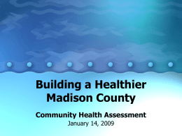 Health in Madison County